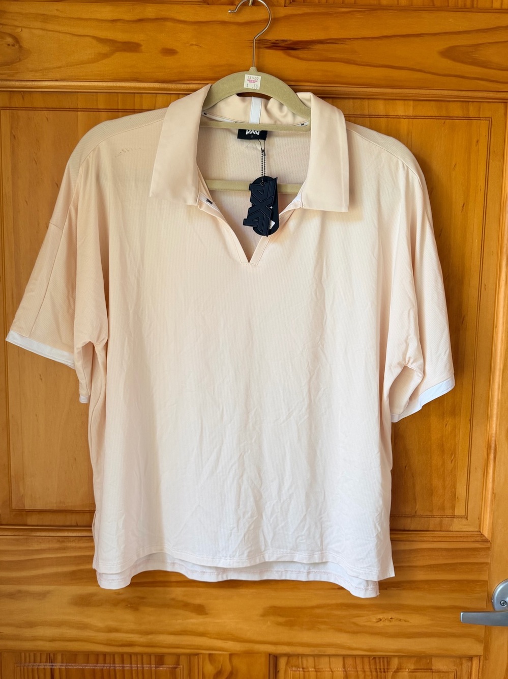 PXG Featherweight Golf Polo Womens Small Oversized Boxy Performance Outdoor New